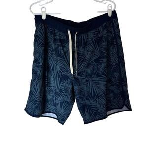 Fair Harbor Mens Anchor Lined Swim Trunks Size XXL Grey Floral Beach Sustainable